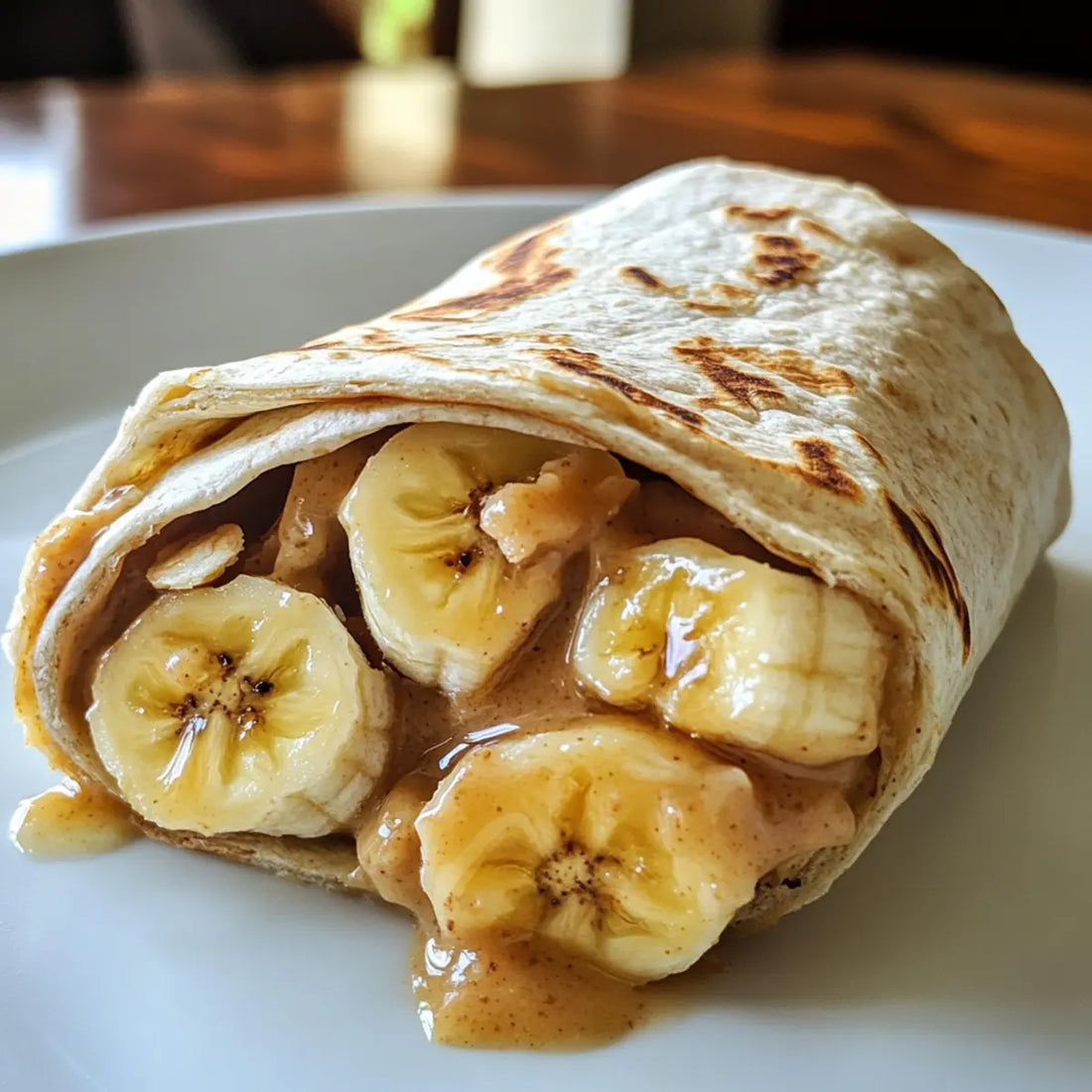 Peanut Butter & Banana "Warm" Wrap