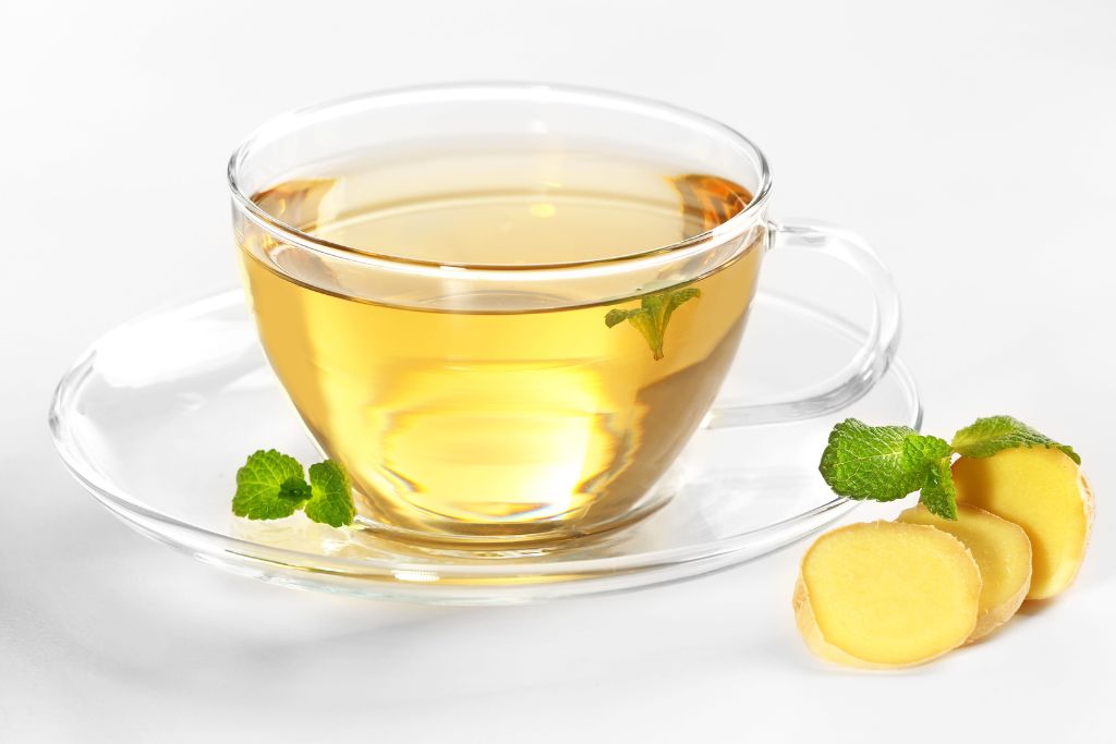 Fresh Mint & Ginger Digestive Tea