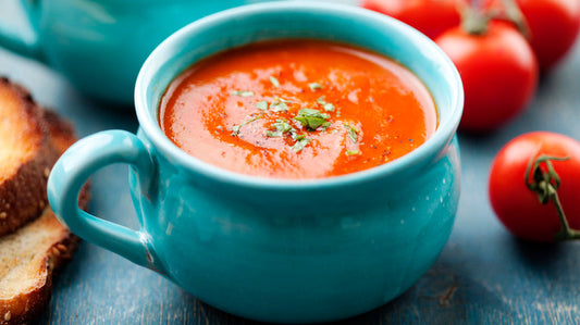 A Mug of Creamy Tomato Soup (from Passata)
