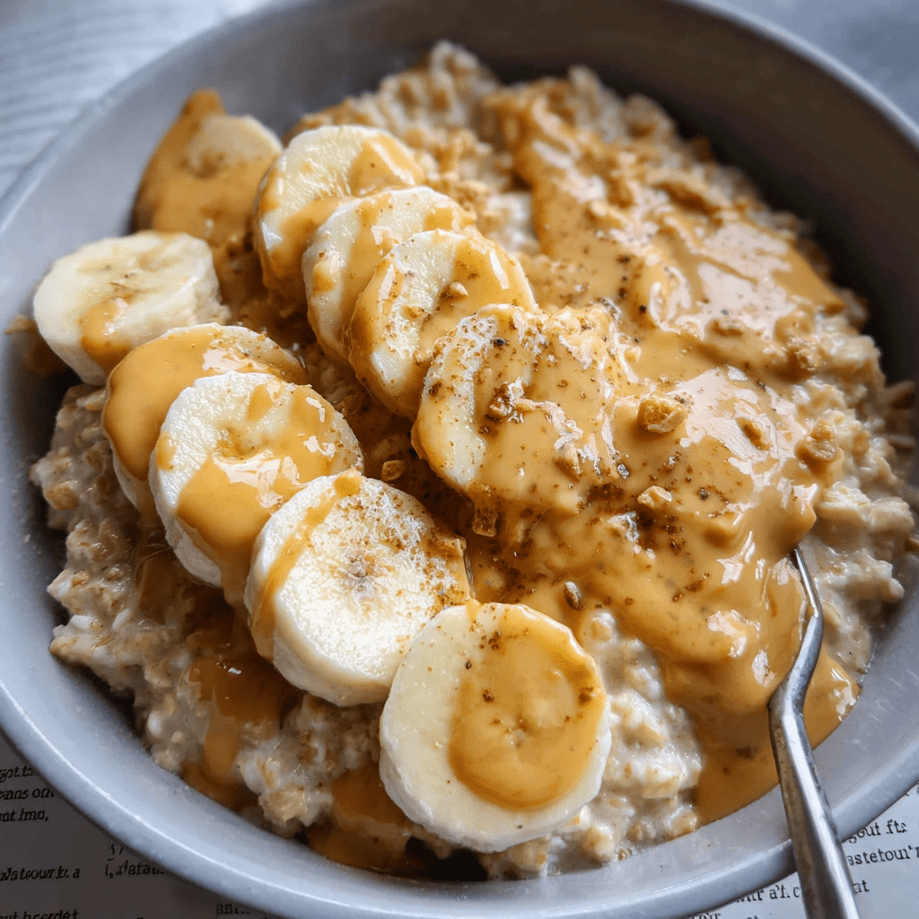 Peanut Butter & Banana Porridge (Pantry Version)