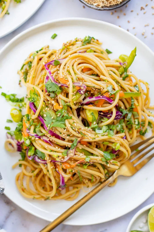 Sesame & Ginger Cold Noodle Salad