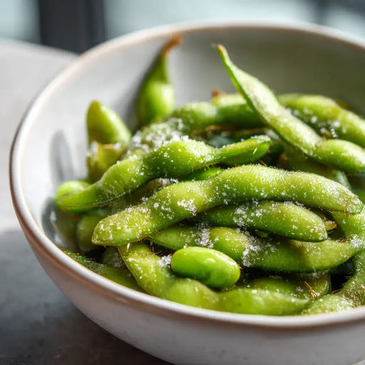 Edamame with Flaky Sea Salt