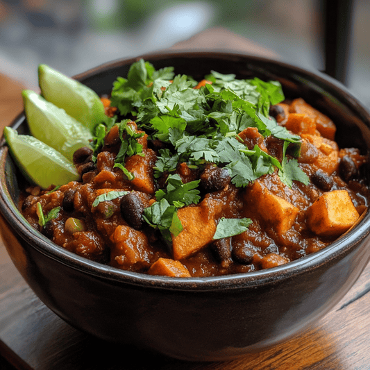 Smoky Black Bean & Sweet Potato Chilli