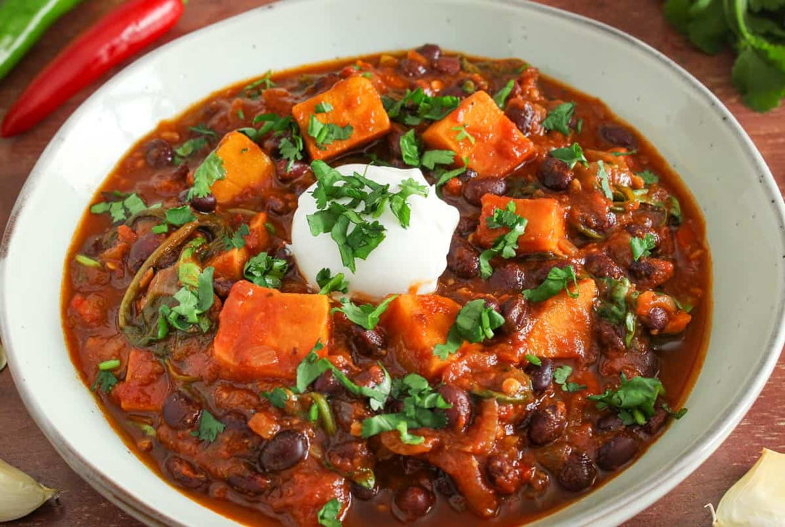 One-Pot Smoky Bean & Sweet Potato Chilli