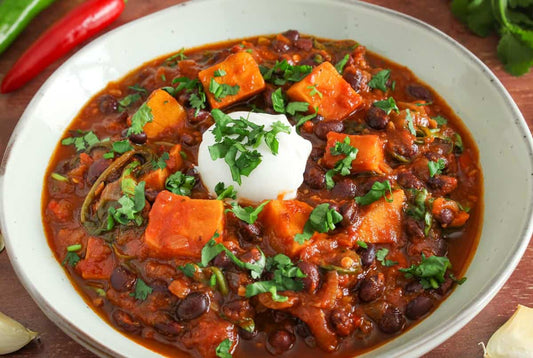 One-Pot Smoky Bean & Sweet Potato Chilli