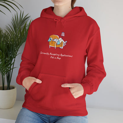 "Accepting Applications for a Nap" Hoodie | Anxiously Ever After