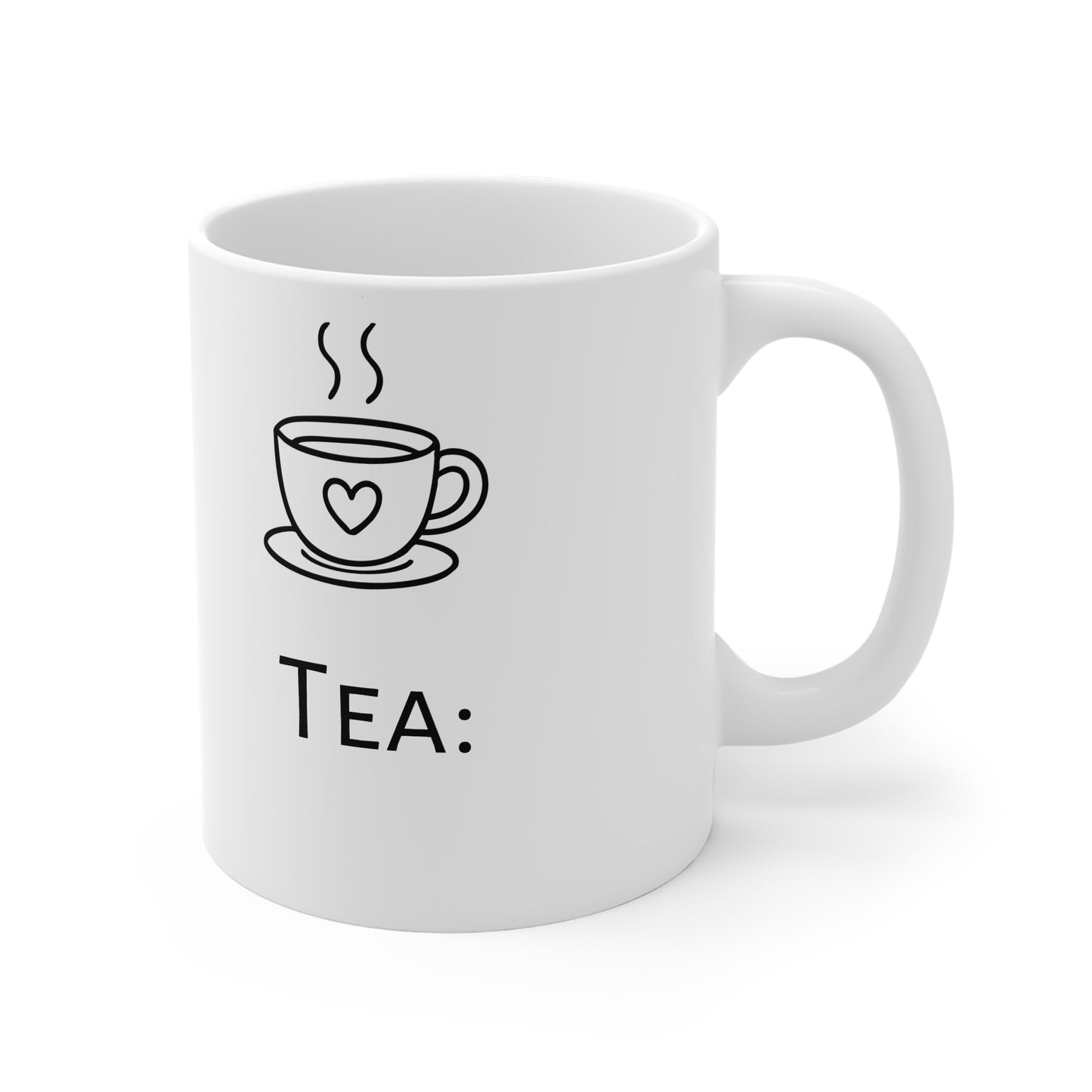 "Tea: Because Punching People Is Frowned Upon" Mug | Anxiously Ever After