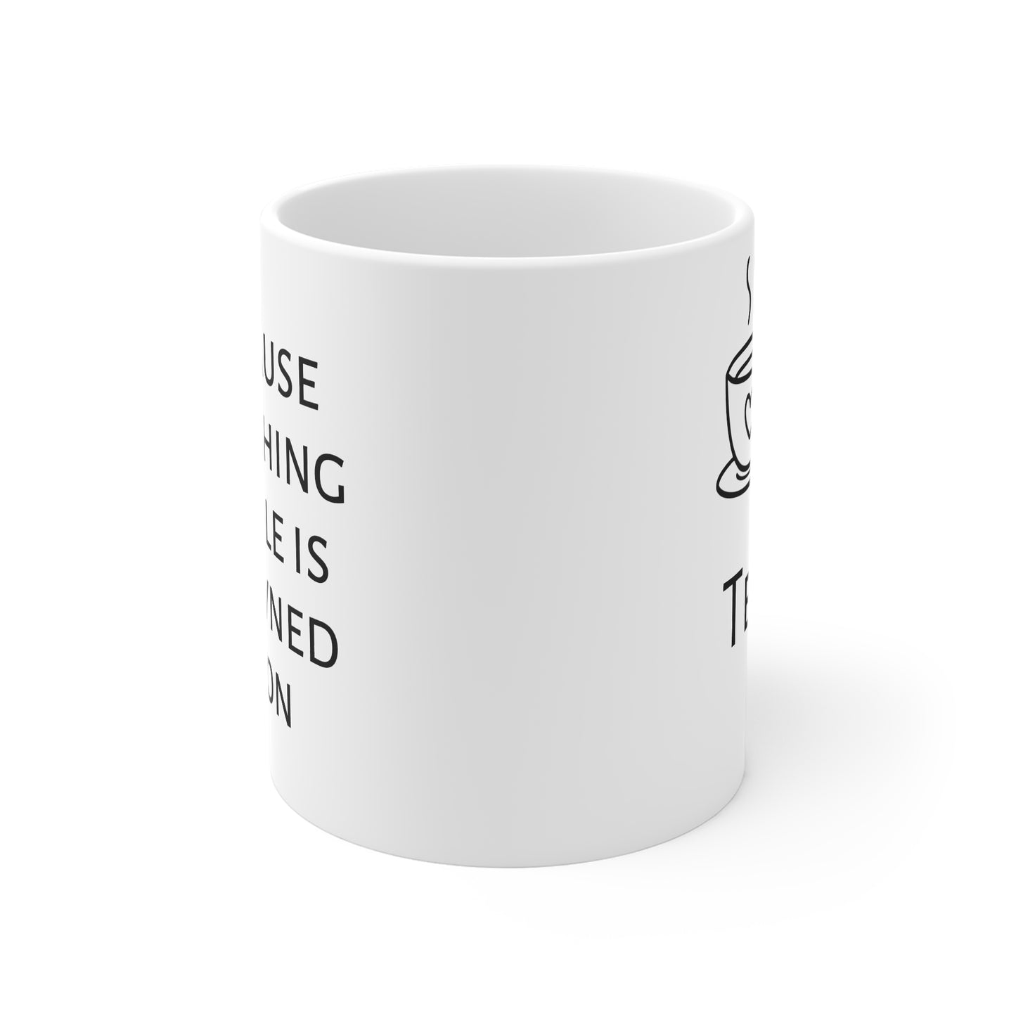 "Tea: Because Punching People Is Frowned Upon" Mug | Anxiously Ever After
