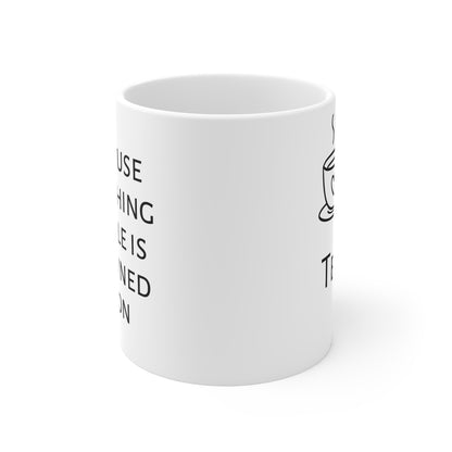 "Tea: Because Punching People Is Frowned Upon" Mug | Anxiously Ever After
