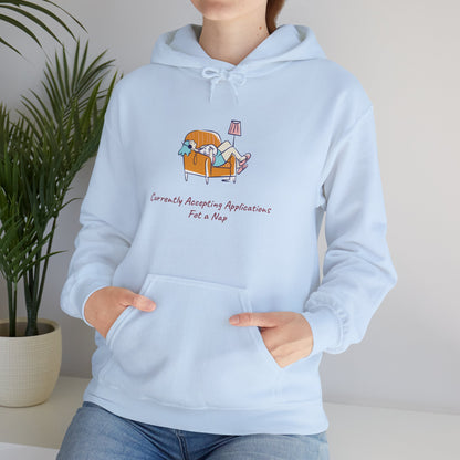 "Accepting Applications for a Nap" Hoodie | Anxiously Ever After
