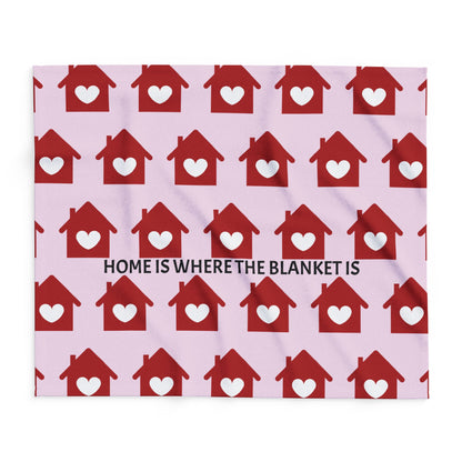"Home Is Where the Blanket Is" Blanket | Anxiously Ever After
