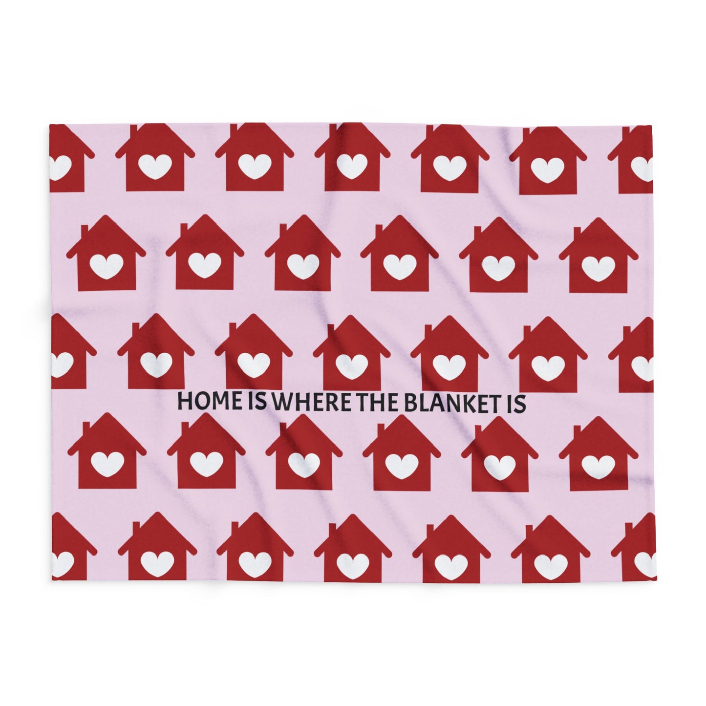 "Home Is Where the Blanket Is" Blanket | Anxiously Ever After