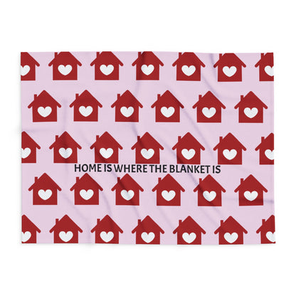 "Home Is Where the Blanket Is" Blanket | Anxiously Ever After