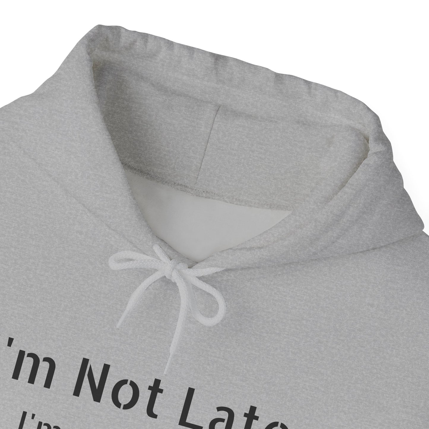 "I'm Not Late, I'm On a Different Timeline" Hoodie | Anxiously Ever After