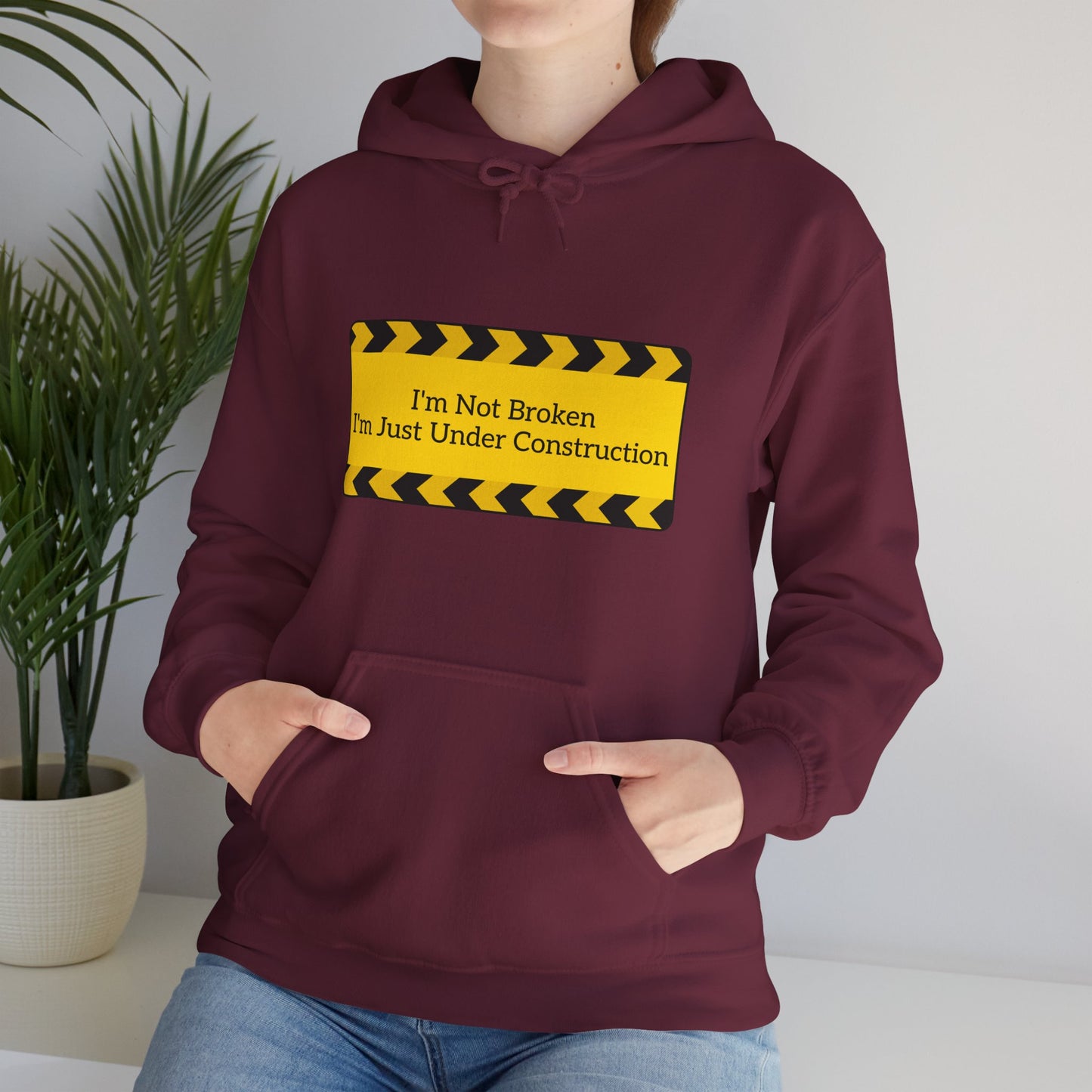 "Under Construction" Hoodie | Anxiously Ever After