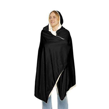 Anxiously Ever After Logo Snuggle Blanket with Hood | The Wearable Safe Space