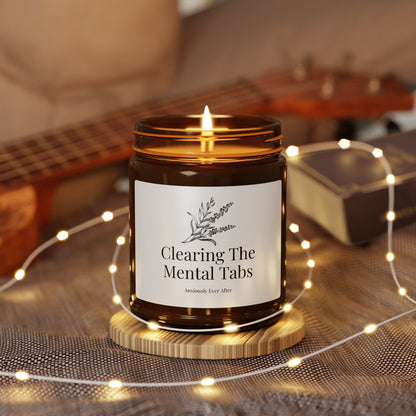 "Clearing the Mental Tabs" Soy Wax Candle | Anxiously Ever After