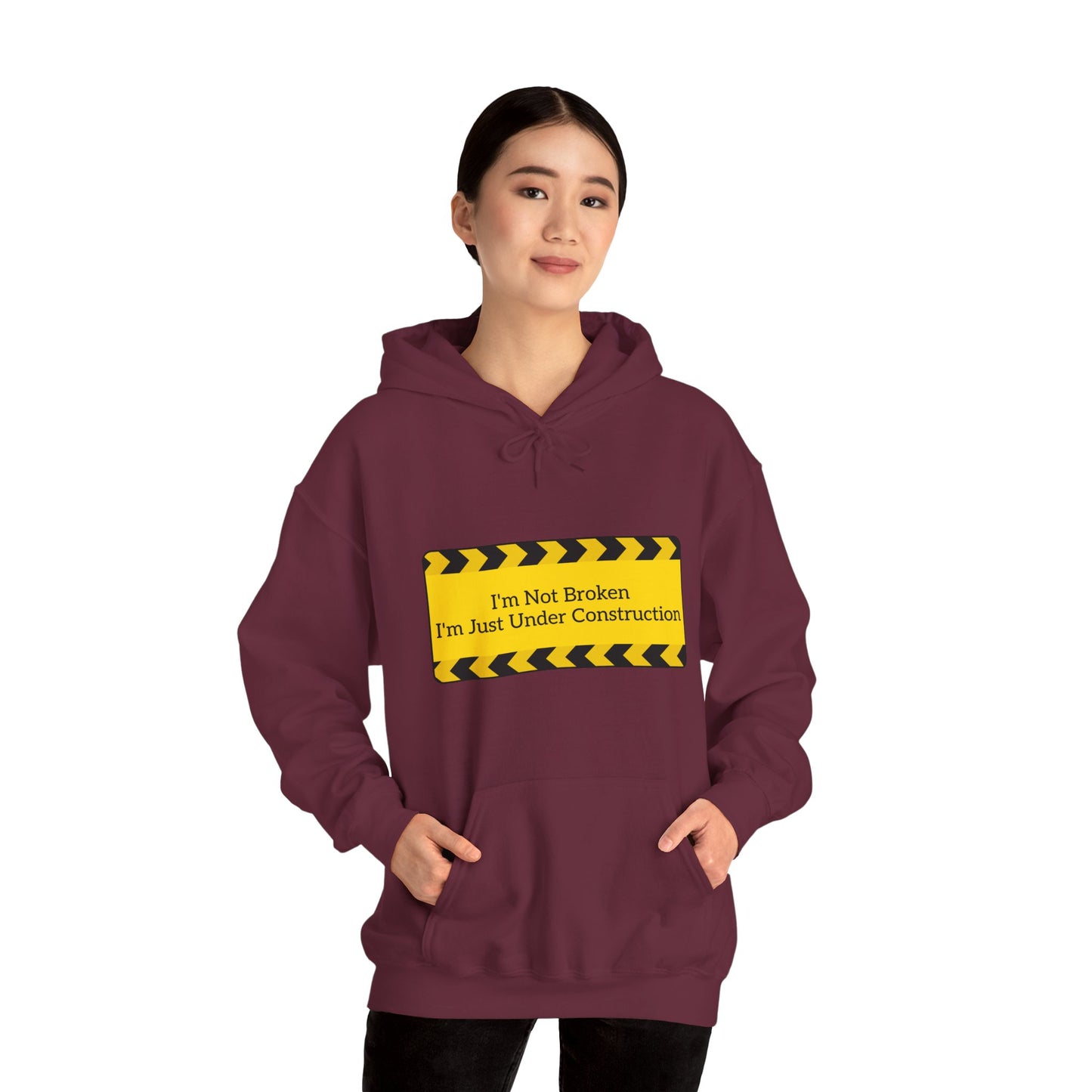 "Under Construction" Hoodie | Anxiously Ever After