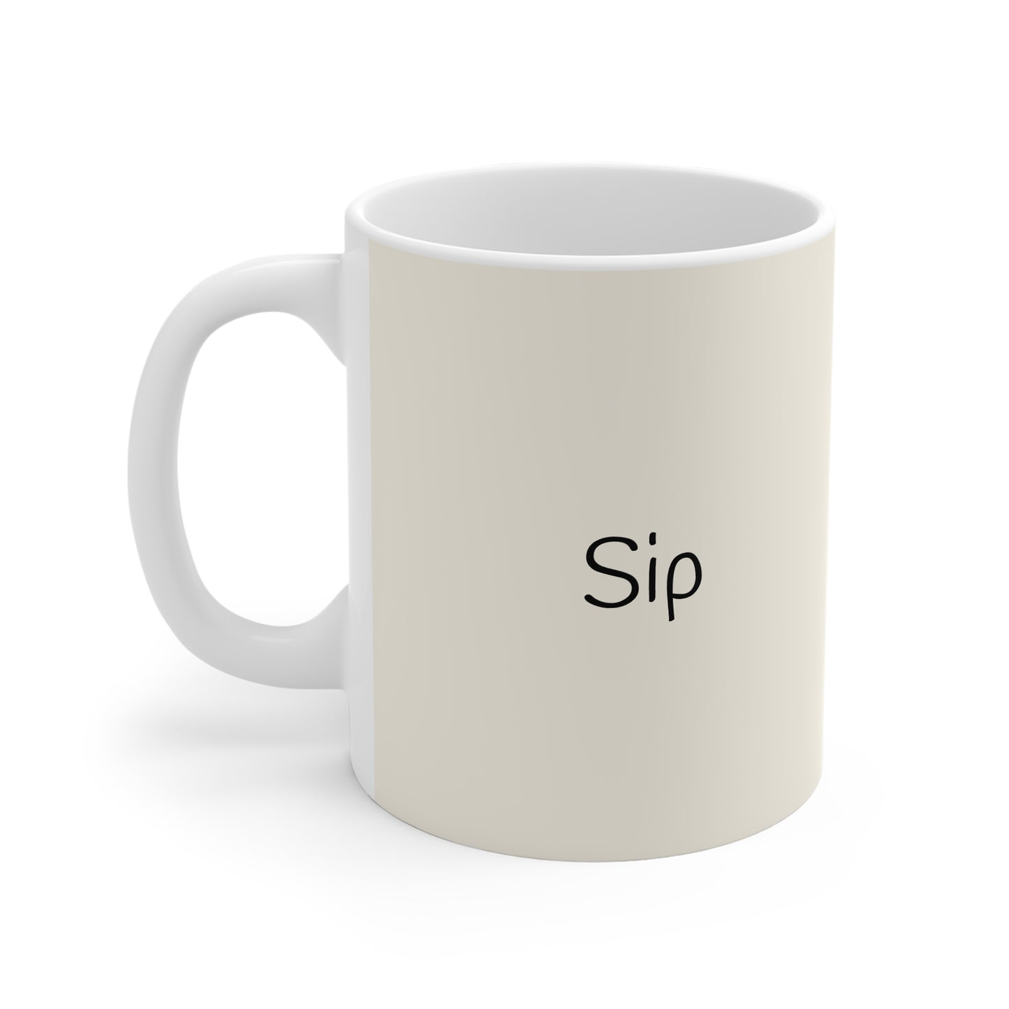 "Breathe In, Breathe Out, Sip." Mug | Anxiously Ever After