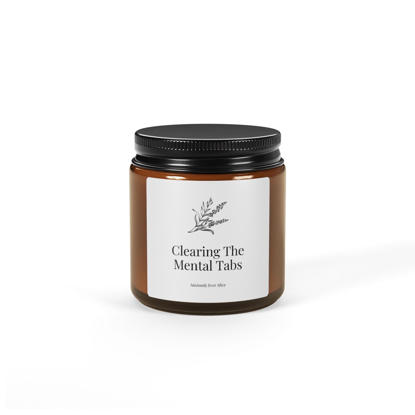 "Clearing the Mental Tabs" Soy Wax Candle | Anxiously Ever After