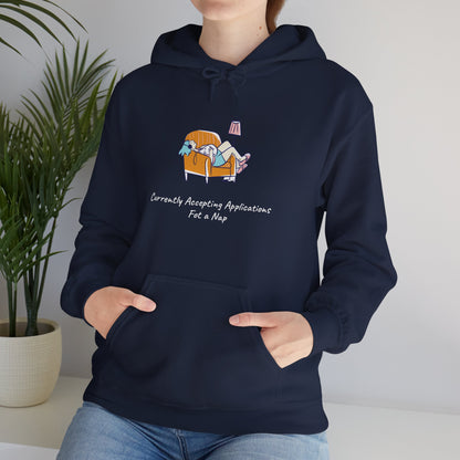 "Accepting Applications for a Nap" Hoodie | Anxiously Ever After