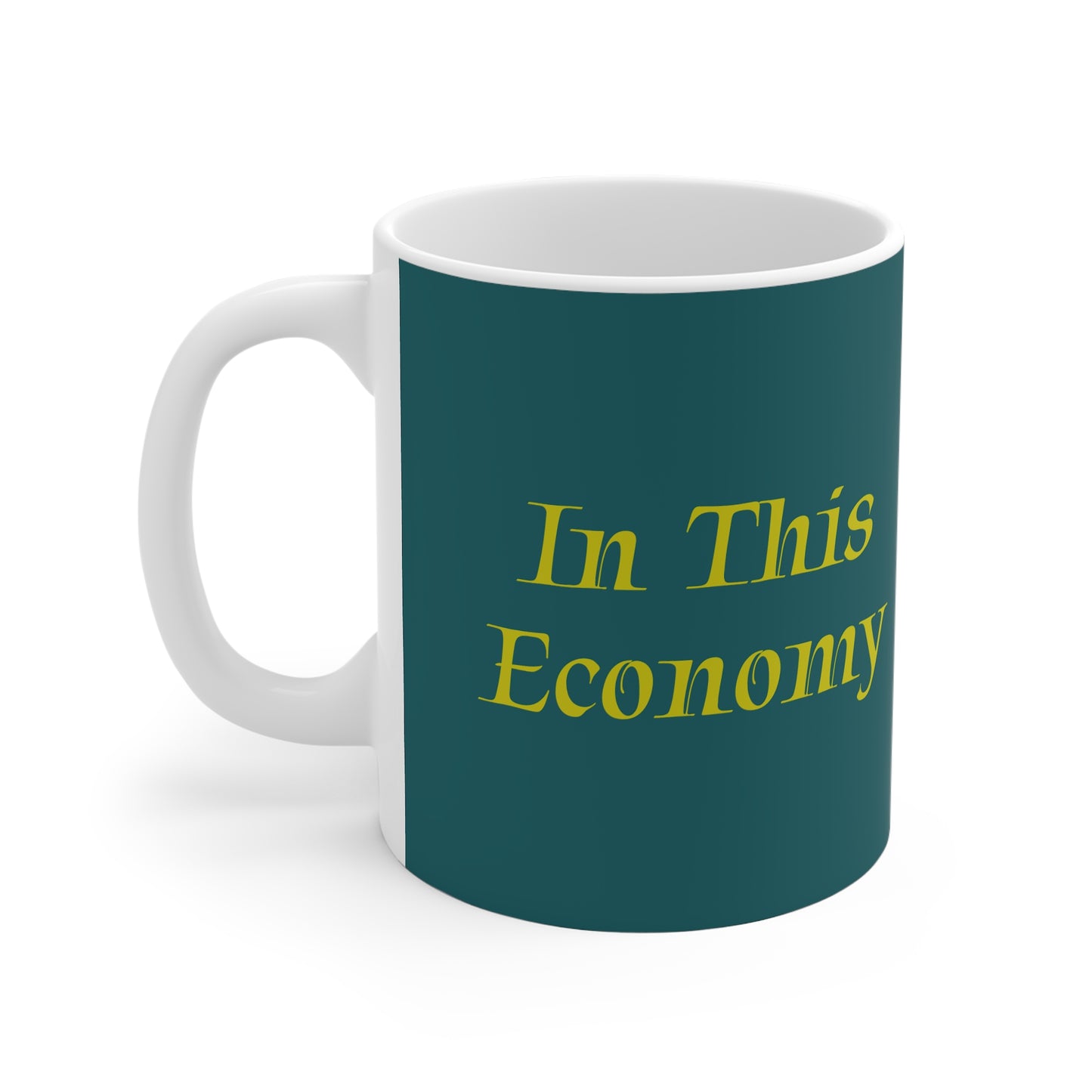 "Panic? In This Economy?" Mug | Anxiously Ever After