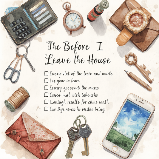 The "Before I Leave the House" Checklist