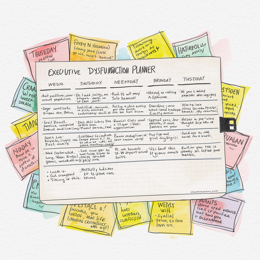 Weekly Executive Dysfunction Planner